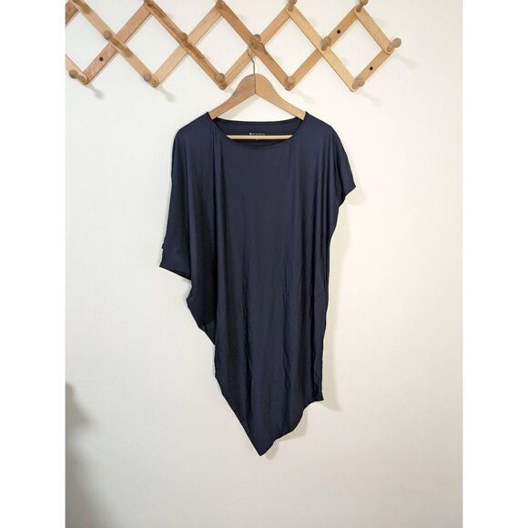 Athleta Sunlover Hilo Asymmetrical UPF Dress Navy Blue - Size XS - Picture 1 of 6